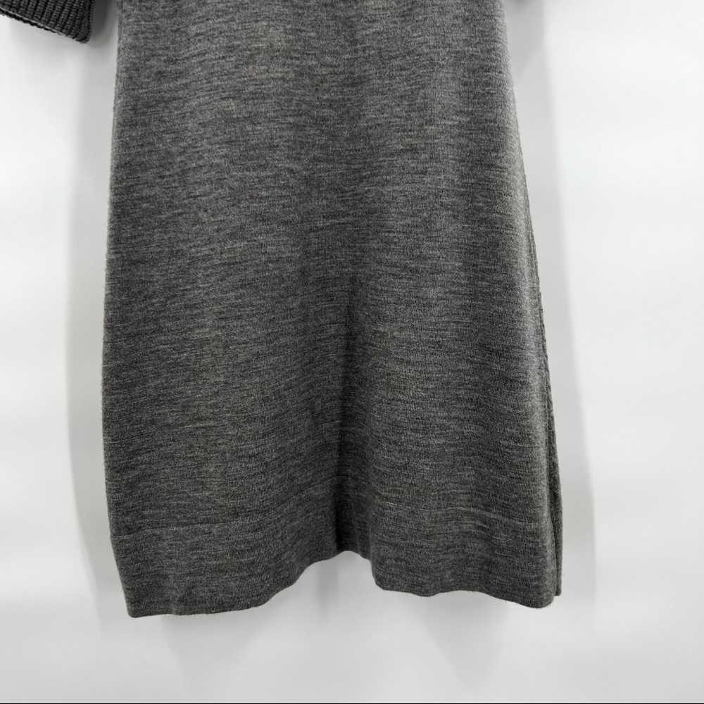 Karen Millen grey sweater dress short dress 1 - Picture 8 of 12